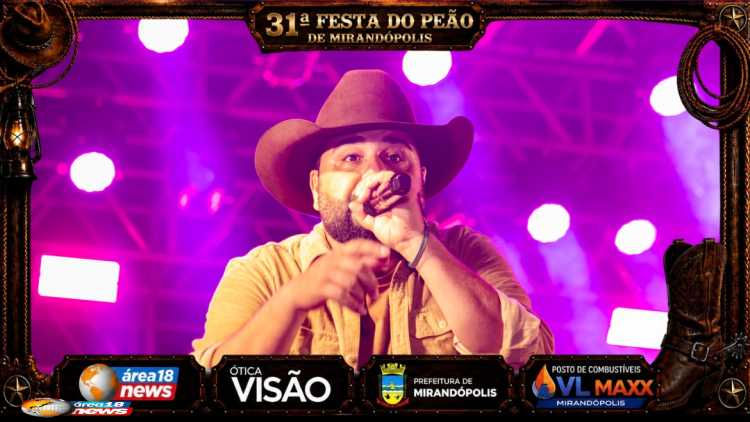 31º FESTA DO PEÃO DE MIRANDÓPOLIS - 3º DIA