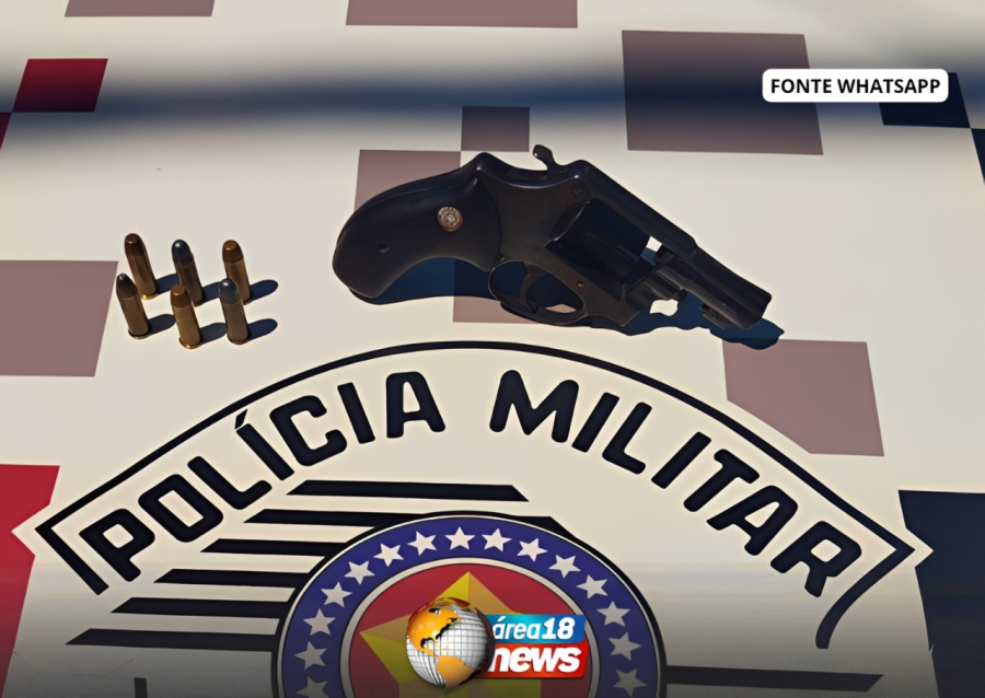 HOMEM É DETIDO COM ARMA DE FOGO EM ANDRADINA APÓS DENÚNCIA