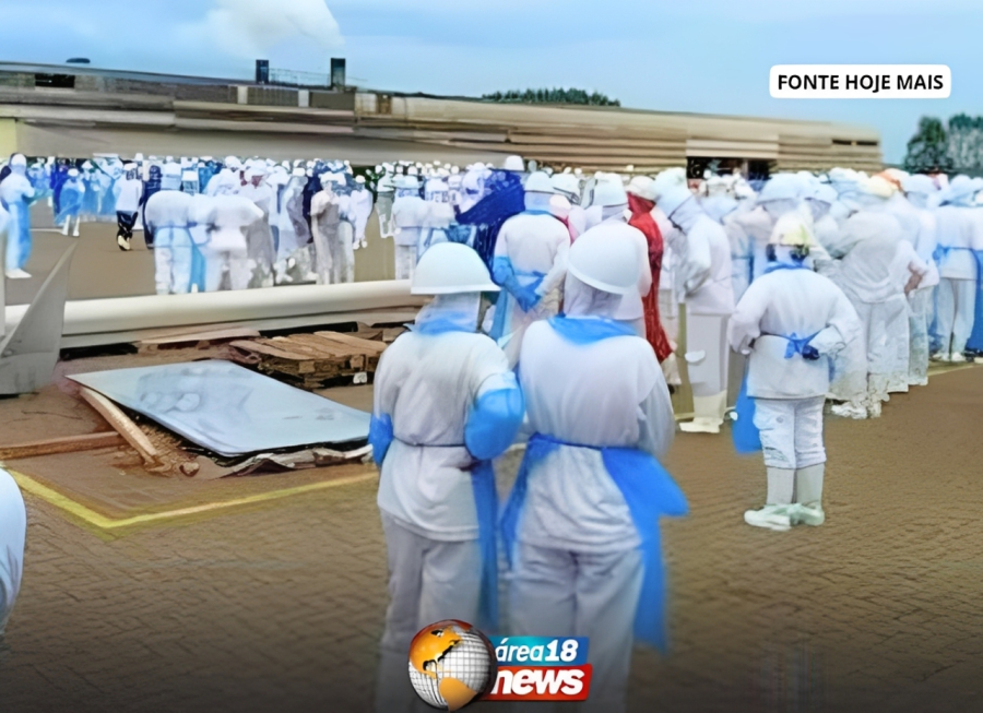 VAZAMENTO DE AMÔNIA CAUSA TENSÃO E EVACUAÇÃO EM UNIDADE DA JBS EM ANDRADINA