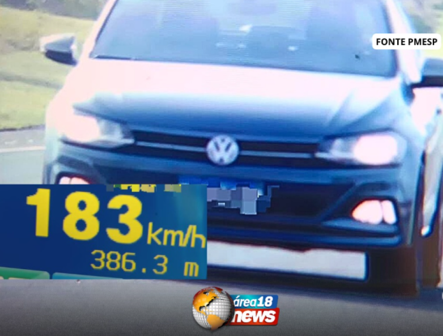 FLAGRANTE DE IRRESPONSABILIDADE: VEÍCULOS SÃO PEGOS A MAIS DE 180 KM/H NA MARECHAL RONDON