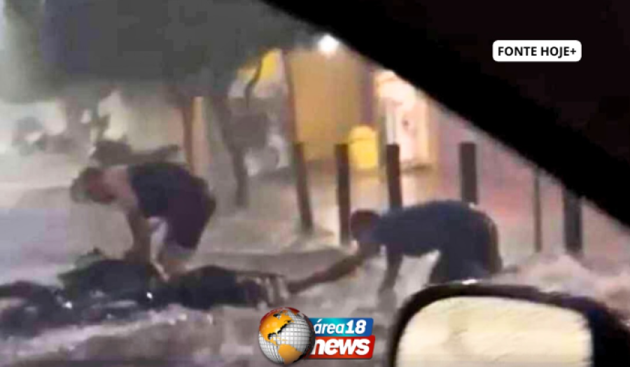 CHUVAS TRANSFORMAM ANDRADINA EM “PENÍNSULA DOS GRANDES LAGOS” EM MEIA HORA