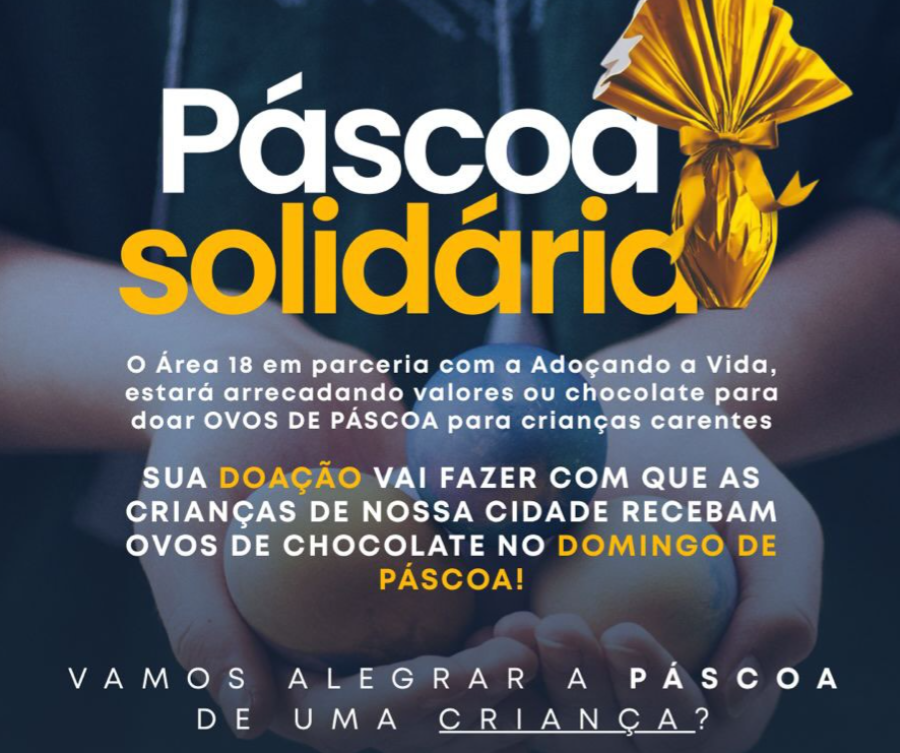 ÁREA 18 STÚDIO DE MIRANDÓPOLIS PREPARA UM PROJETO SOCIAL PARA A PÁSCOA DE 2026; VEJA VÍDEO