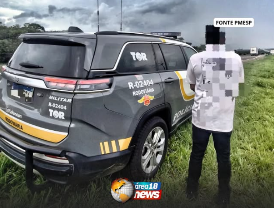 TOR INTERCEPTA ÔNIBUS NA SP-300 E CAPTURA HOMICIDA FORAGIDO EM CASTILHO