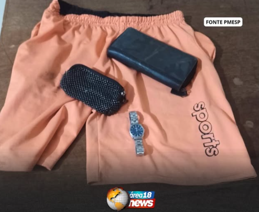 FURTO EM CASA DE IDOSA TERMINA COM PRISÃO EM BURITAMA