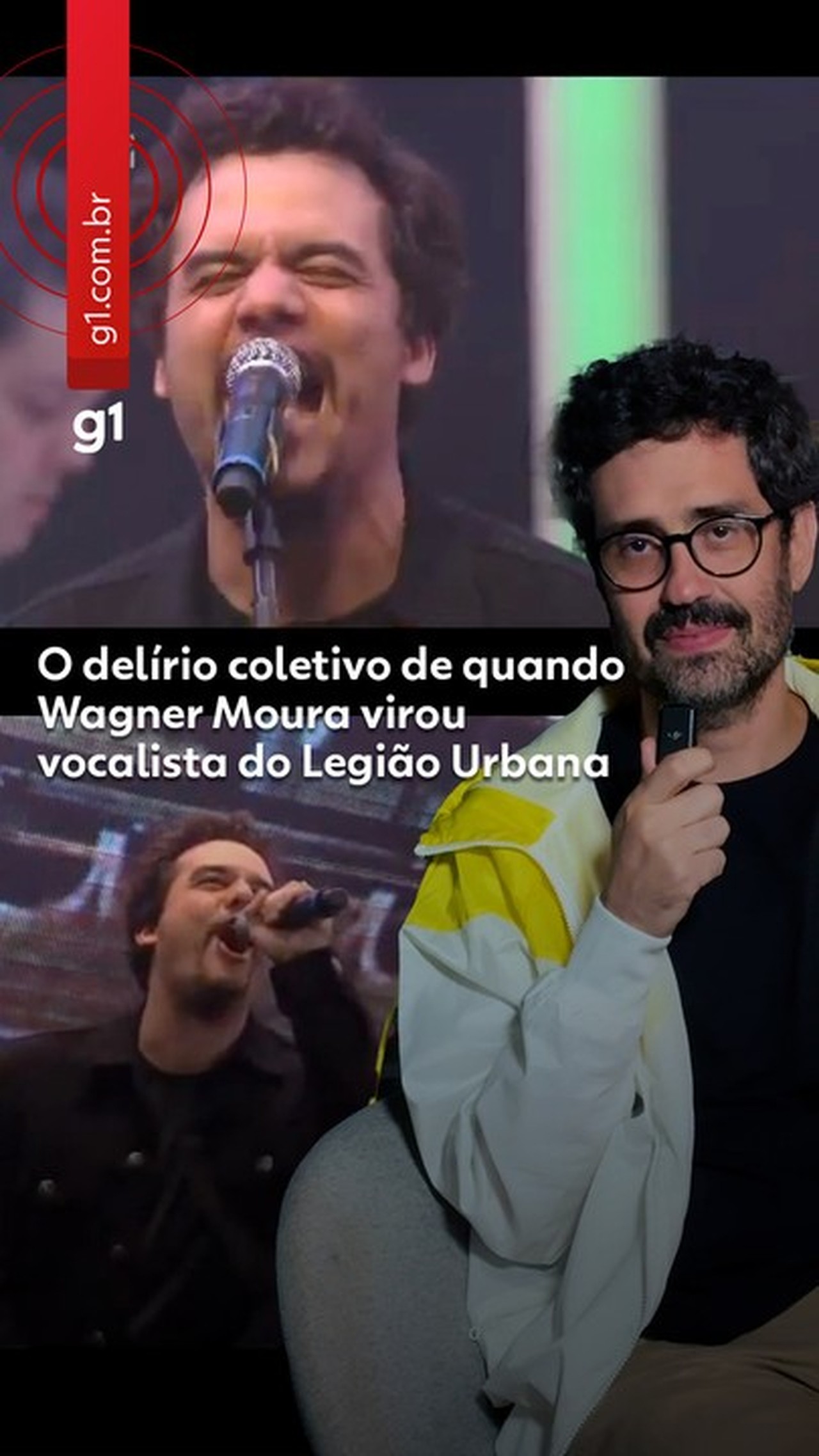 O delírio coletivo de quando Wagner Moura virou vocalista do Legião Urbana por duas noites