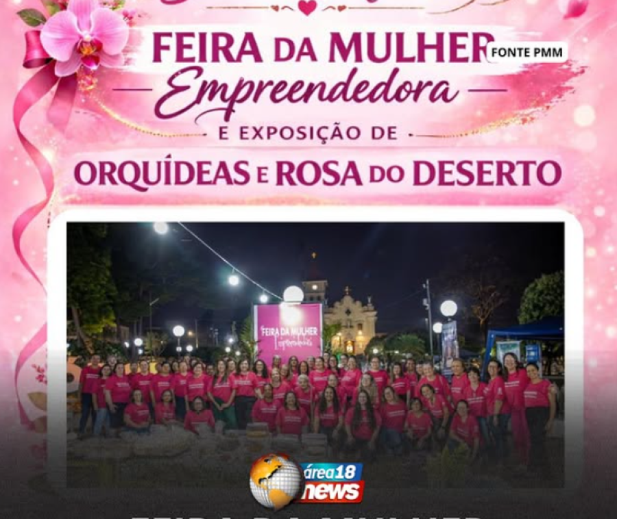  FEIRA DA MULHER EMPREENDEDORA CELEBRA O DIA DA MULHER EM MIRANDÓPOLIS