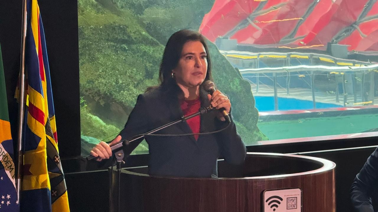 Simone Tebet anuncia disputa pelo Senado em SP