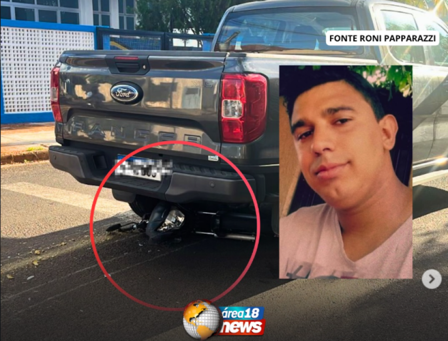 MECÂNICO MORRE APÓS ACIDENTE ENVOLVENDO CAMINHONETE NA ÁREA CENTRAL DE CASTILHO