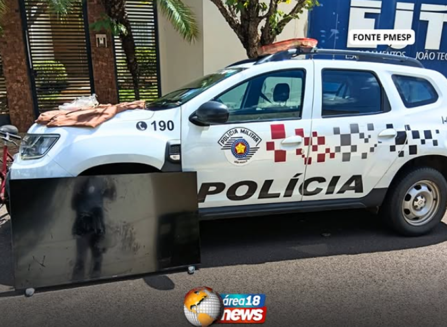 HOMEM É PRESO POR FURTO QUALIFICADO APÓS INVADIR ACADEMIA E LEVAR TV DE 55 POLEGADAS EM BIRIGUI