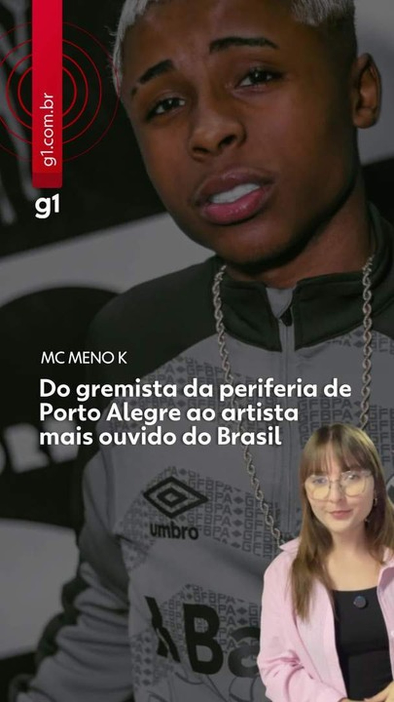 MC Meno K: o jovem sobrevivente que foi de 'Camisa do Grêmio' ao topo das paradas no Brasil