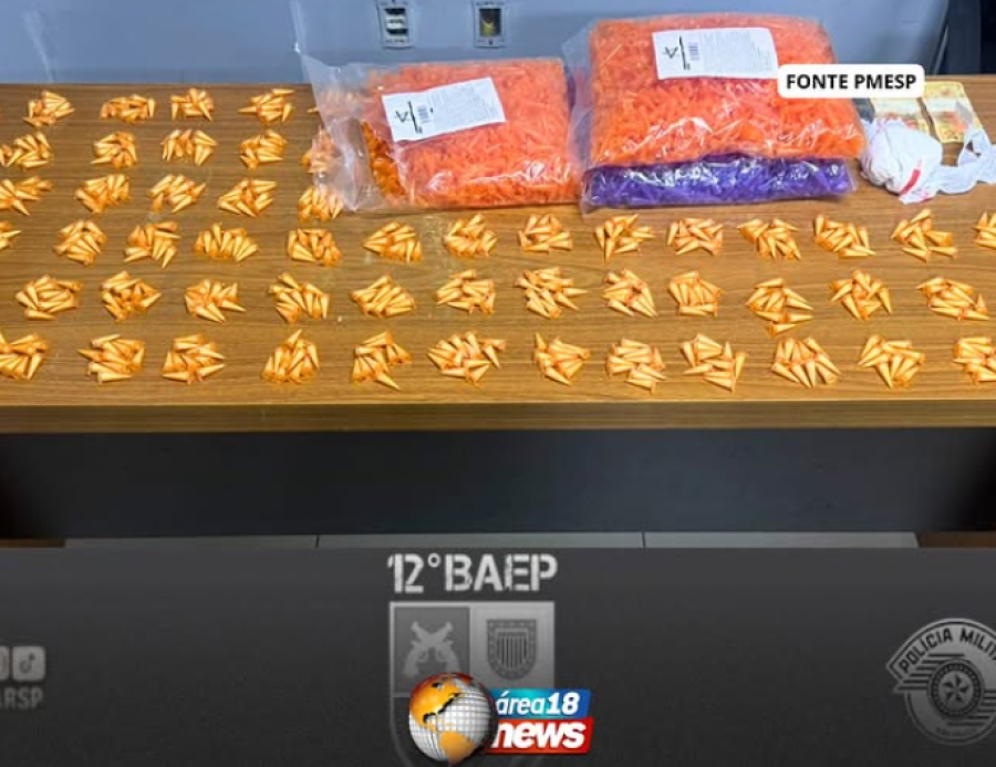 MULHER É PRESA COM MAIS DE 600 PORÇÕES DE COCAÍNA EM AÇÃO DO BAEP