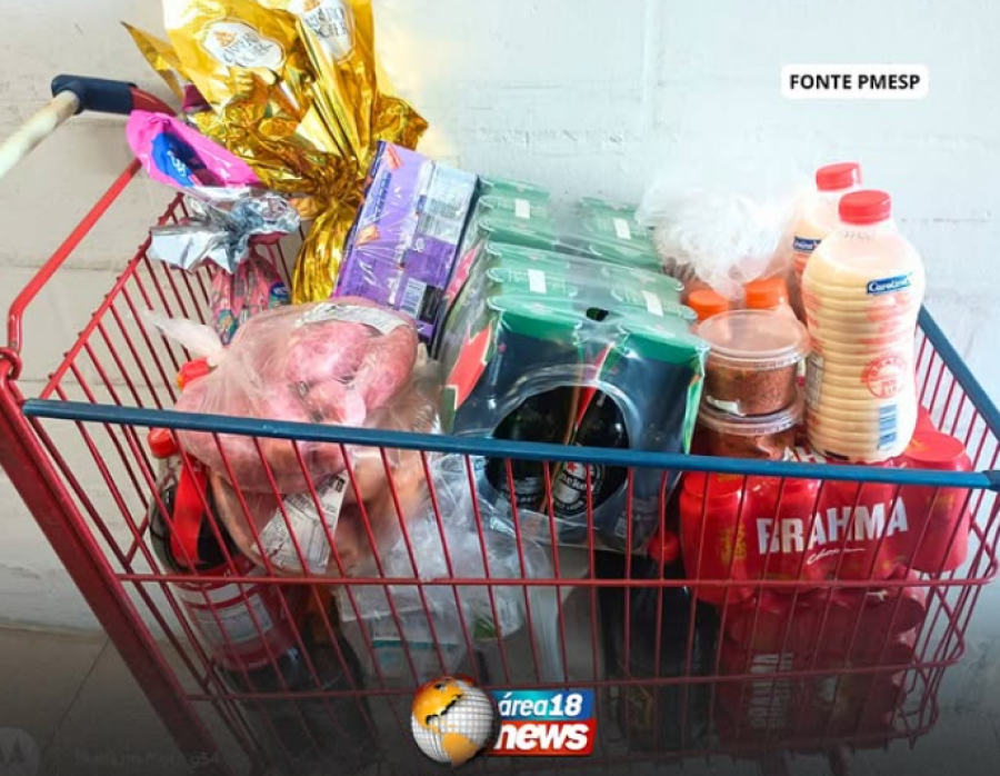 HOMEM É PRESO APÓS TENTAR SAIR DE SUPERMERCADO SEM PAGAR EM BIRIGUI