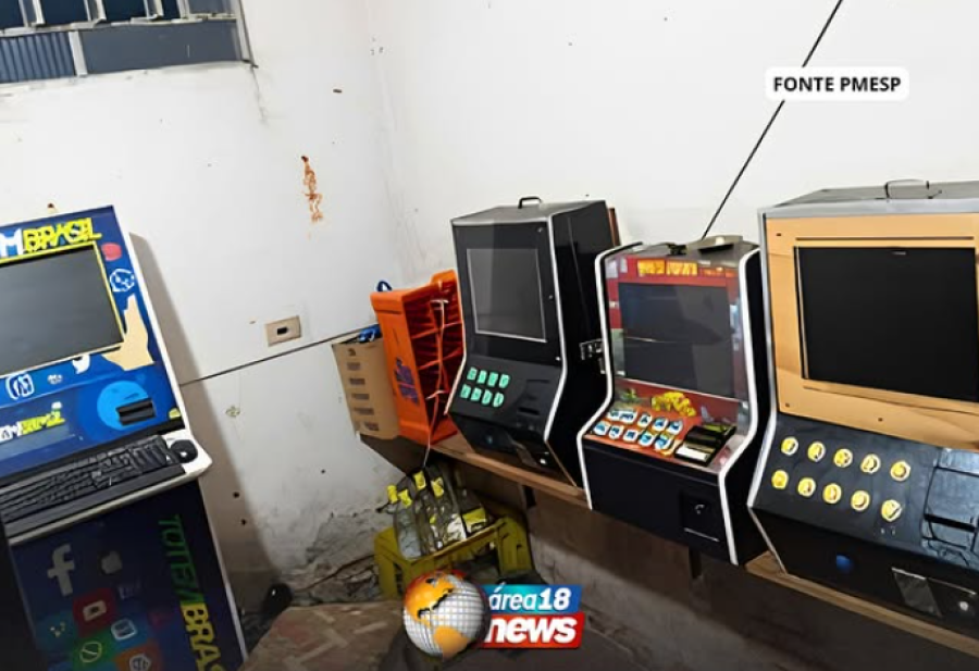 DONO DE BAR CONFESSA JOGO DE AZAR E POLÍCIA APREENDE CAÇA-NÍQUEIS EM BIRIGUI