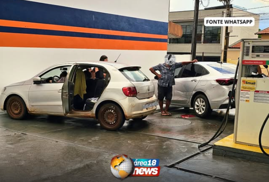 MOTORISTA PASSA MAL, PERDE CONTROLE E ATINGE BOMBA DE COMBUSTÍVEL EM MIRANDÓPOLIS