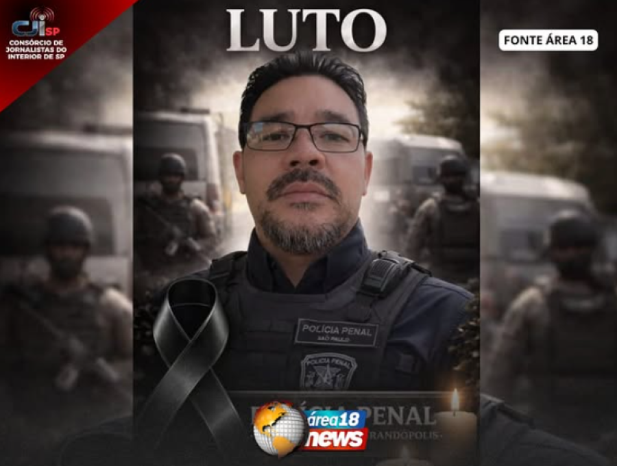 DESPEDIDA E LUTO: POLICIAIS PENAIS PERDEM COMPANHEIRO EM MIRANDÓPOLIS