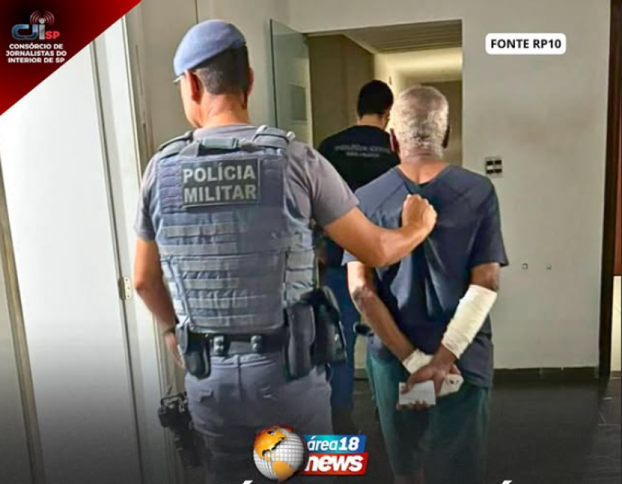 IDOSO É PRESO APÓS ATAQUE COM FACÃO DURANTE PROGRAMA SEXUAL EM ARAÇATUBA