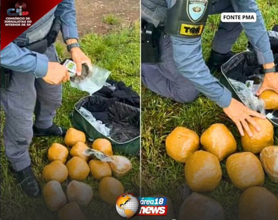 PASSAGEIRO É PRESO COM MAIS DE 7 KG DE DROGAS EM ÔNIBUS NA SP-294