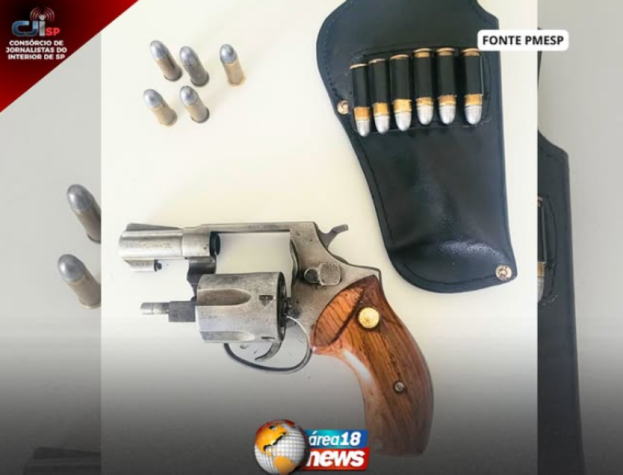 POLÍCIA MILITAR APREENDE ARMA DE FOGO EM GLICÉRIO APÓS DENÚNCIA
