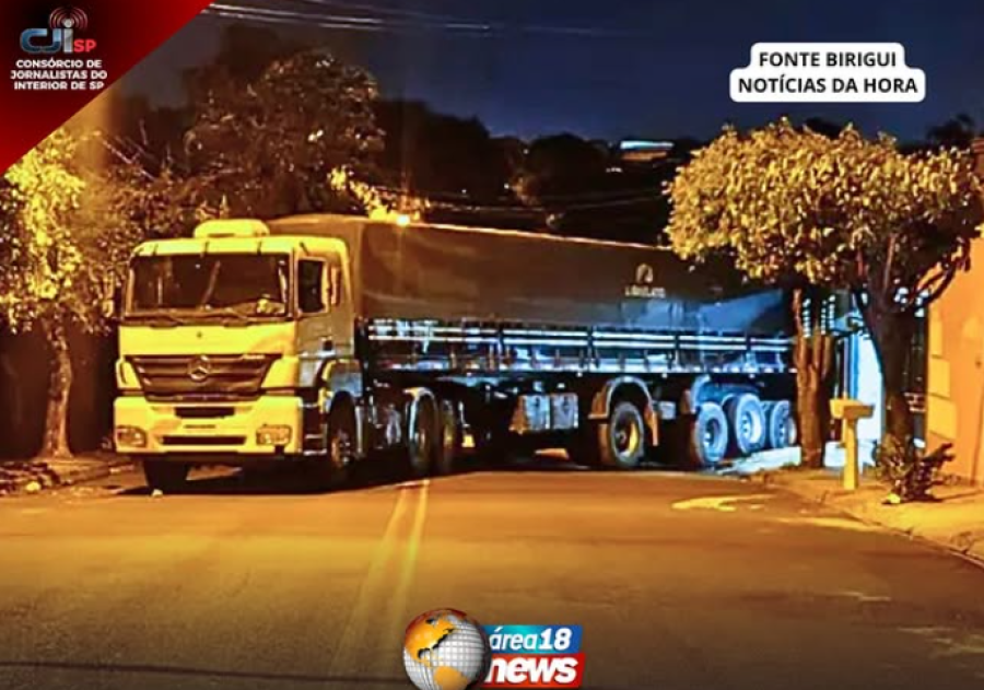 MOTORISTA É ARRASTADO POR CARRETA DURANTE MANUTENÇÃO E FICA EM ESTADO GRAVÍSSIMO EM BIRIGUI