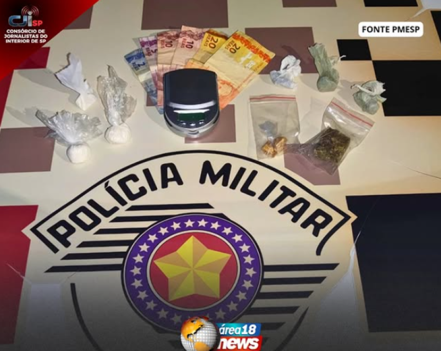 FORÇA TÁTICA PRENDE SUSPEITO POR ESTUPRO E TRÁFICO DE DROGAS EM ANDRADINA