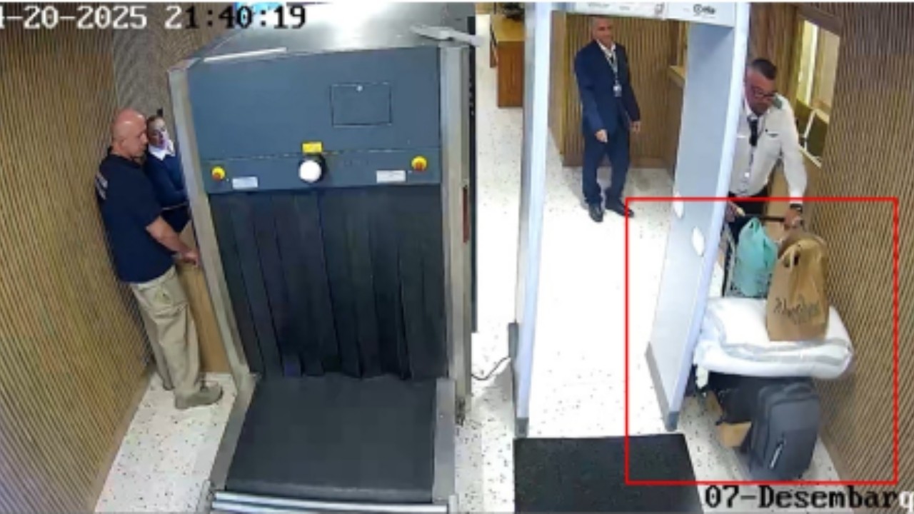 FOTOS mostram momento em que bagagens de voo com Motta e Ciro passam sem fiscalização