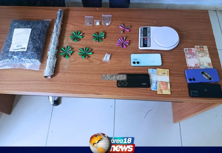  POLÍCIA MILITAR PRENDE QUATRO PESSOAS POR TRÁFICO E ASSOCIAÇÃO AO TRÁFICO EM ARAÇATUBA