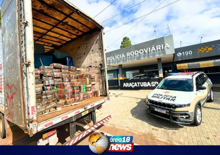  TOR E FICCO PRENDEM TRAFICANTE COM QUASE 2 TONELADAS DE MACONHA EM PENÁPOLIS