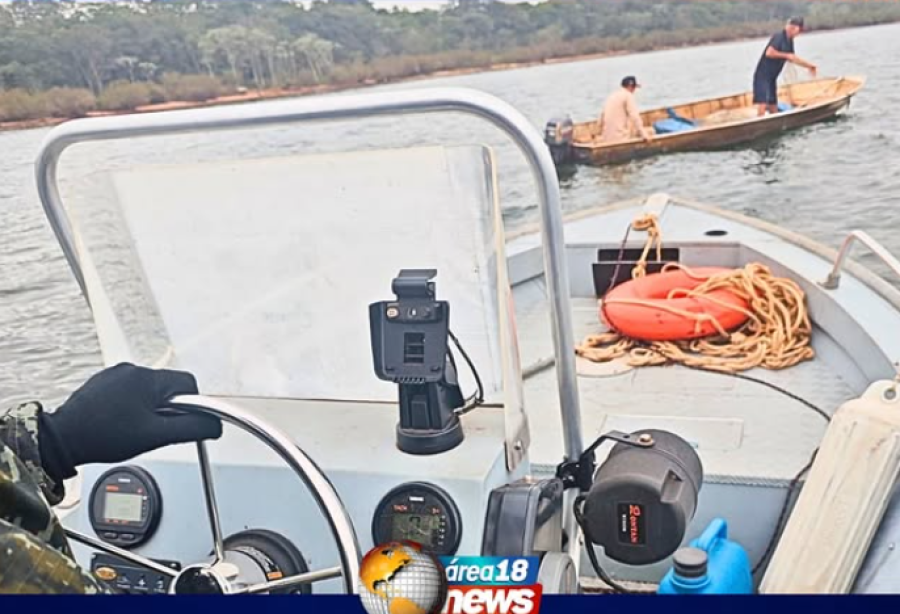 POLÍCIA AMBIENTAL AUTUA PESCADORES POR USO IRREGULAR DE REDES EM SUD MENNUCCI