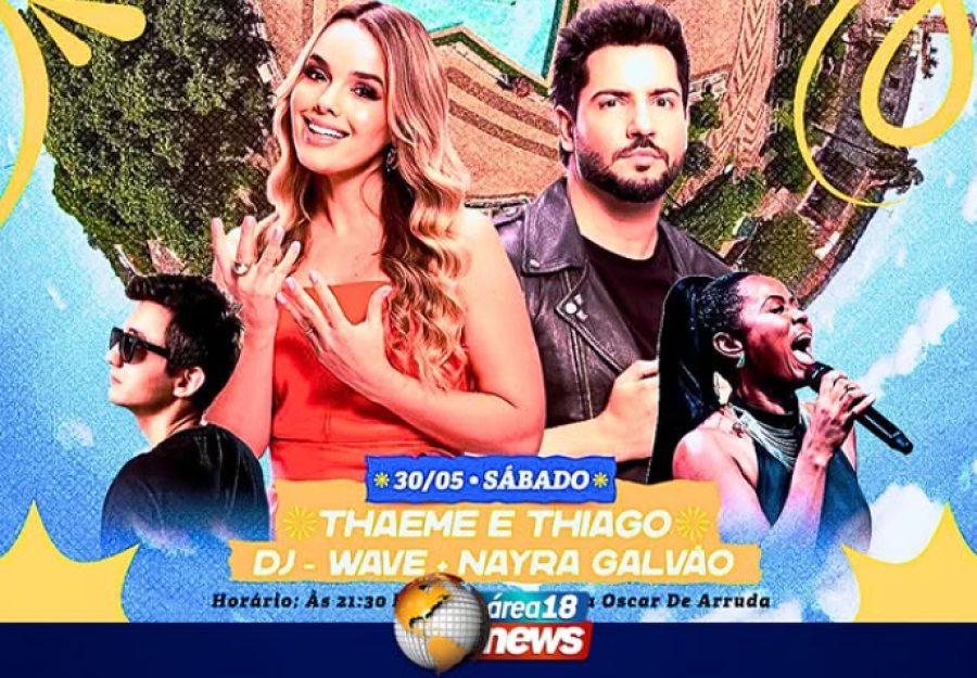 THAEME & THIAGO PROMETEM ARRASTAR MULTIDÃO NO ANIVERSÁRIO DE VALPARAÍSO