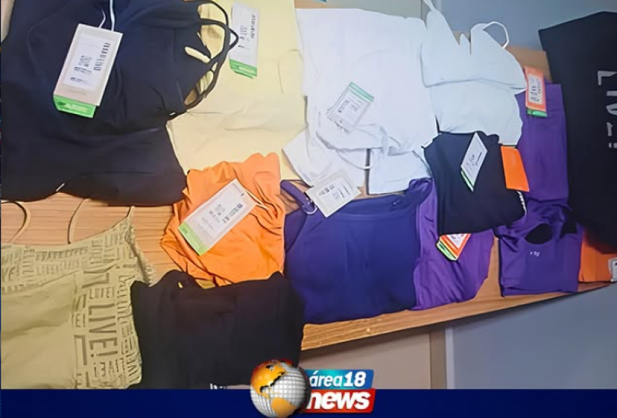 POLÍCIA MILITAR CONDUZ MULHER À DELEGACIA POR SUSPEITA DE FURTO DE ROUPAS EM ARAÇATUBA