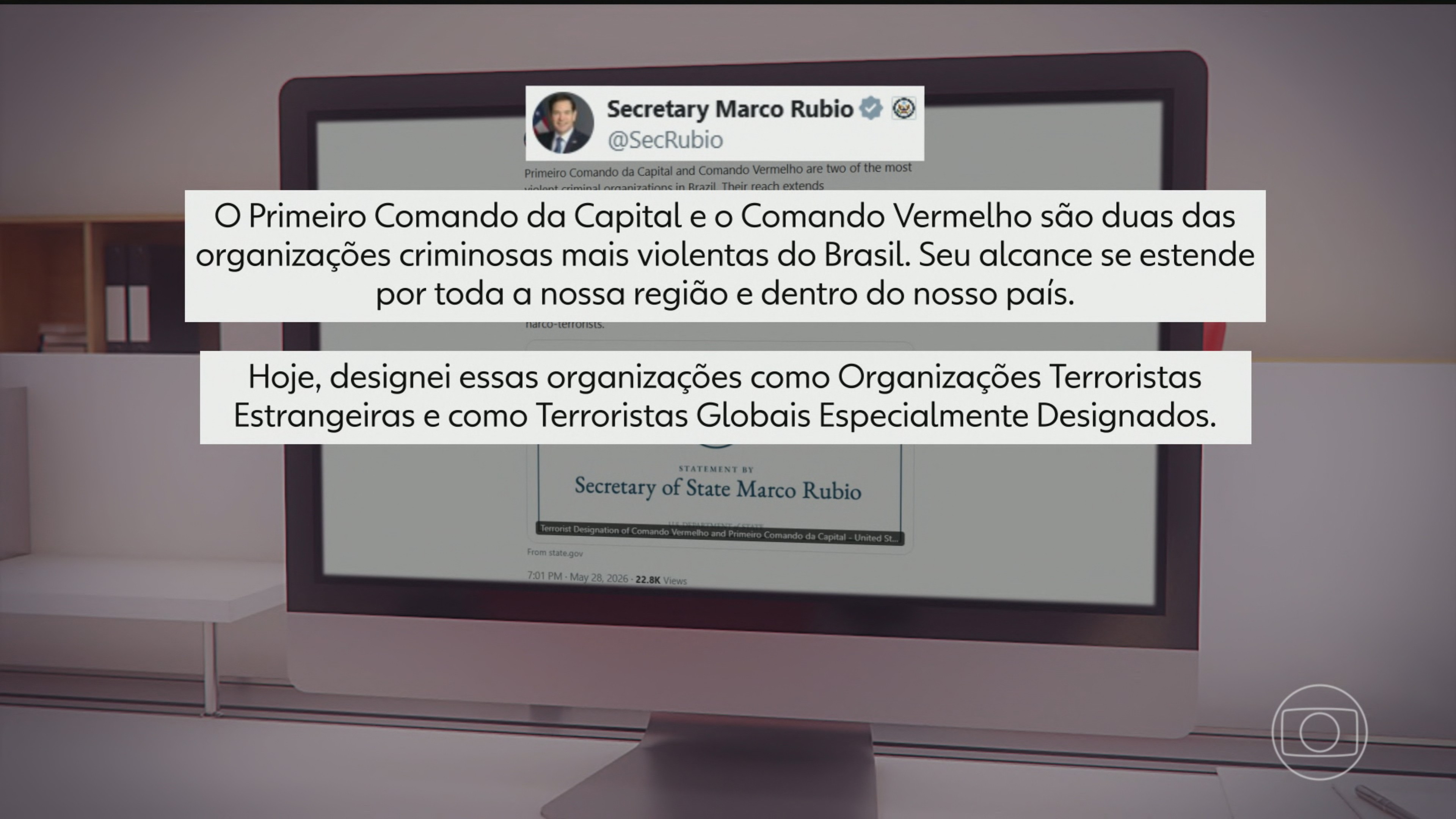 A classificação de PCC e Comando Vermelho como organizações terroristas - O Assunto #1730