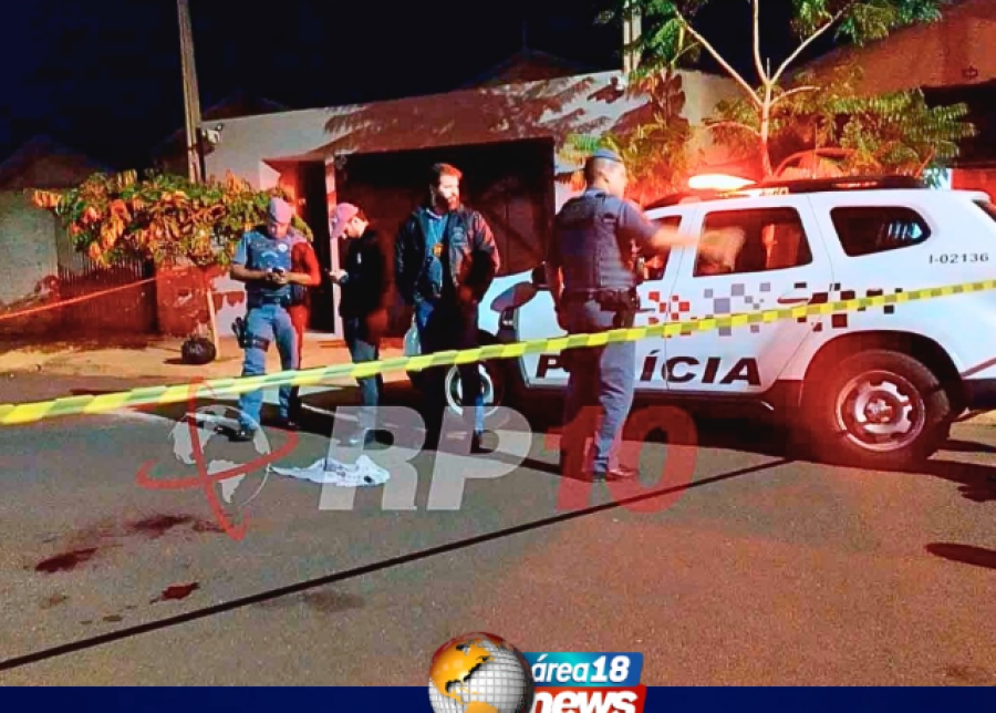  HOMEM É BALEADO APÓS SER PERSEGUIDO POR DUPLA EM MOTOCICLETA EM ARAÇATUBA