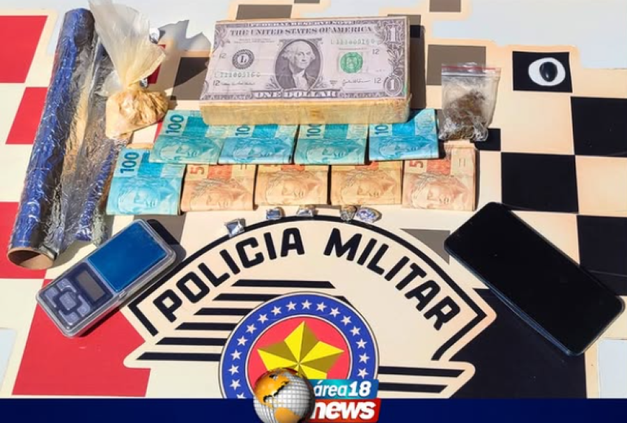 TIJOLO DE COCAÍNA É ENCONTRADO EM CASA E HOMEM ACABA PRESO POR TRÁFICO EM ARAÇATUBA