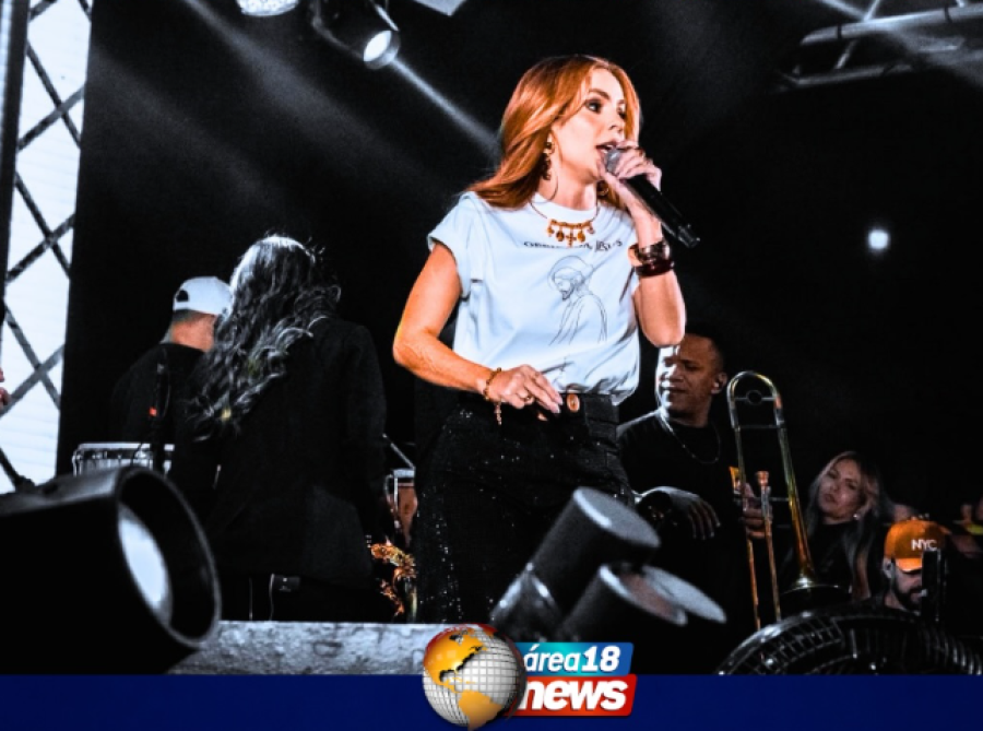 MARIANA FAGUNDES LEVANTA O PÚBLICO EM GUARAÇAÍ E ÁREA 18 NEWS ACOMPANHA TUDO DE PERTO
