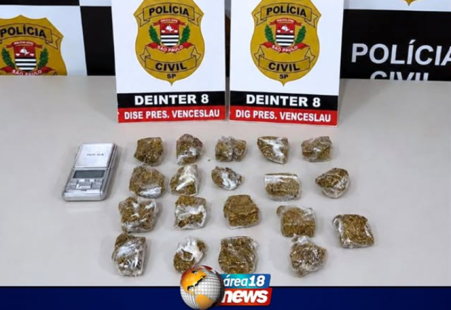  CASAL É PRESO POR TRÁFICO DE DROGAS EM PRESIDENTE VENCESLAU