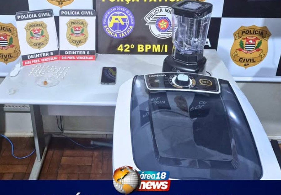 POLÍCIA CIVIL RECUPERA OBJETOS FURTADOS E PRENDE MULHER POR TRÁFICO E RECEPTAÇÃO EM PRESIDENTE VENCESLAU