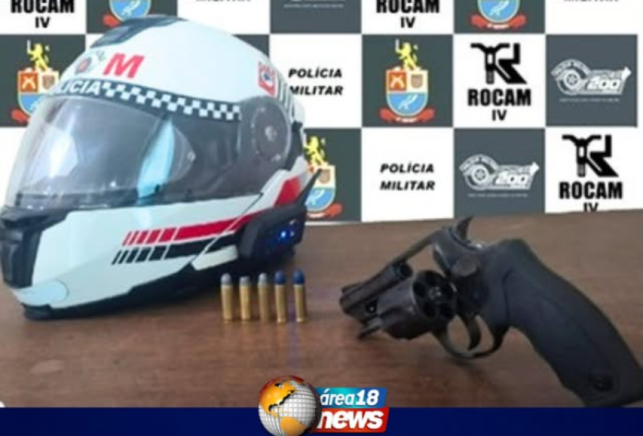 REVÓLVER COM NUMERAÇÃO RASPADA É APREENDIDO E HOMEM ACABA PRESO EM BIRIGUI
