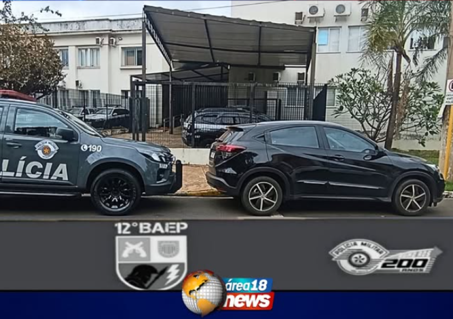 BAEP RECUPERA HONDA HR-V ROUBADA E DESCOBRE VEÍCULO DUBLÊ EM ARAÇATUBA