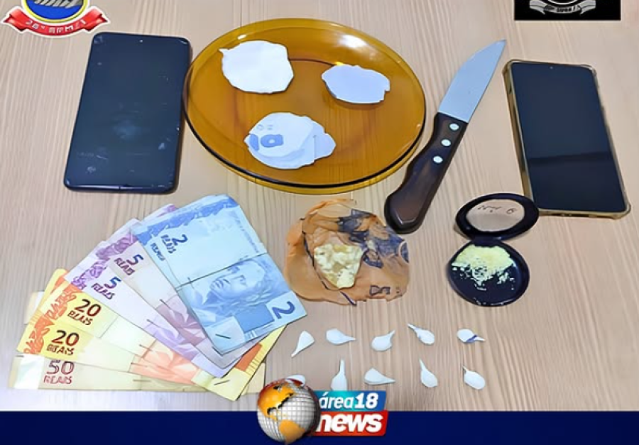 MULHER É PRESA POR TRÁFICO DE DROGAS APÓS DENÚNCIA EM CASTILHO