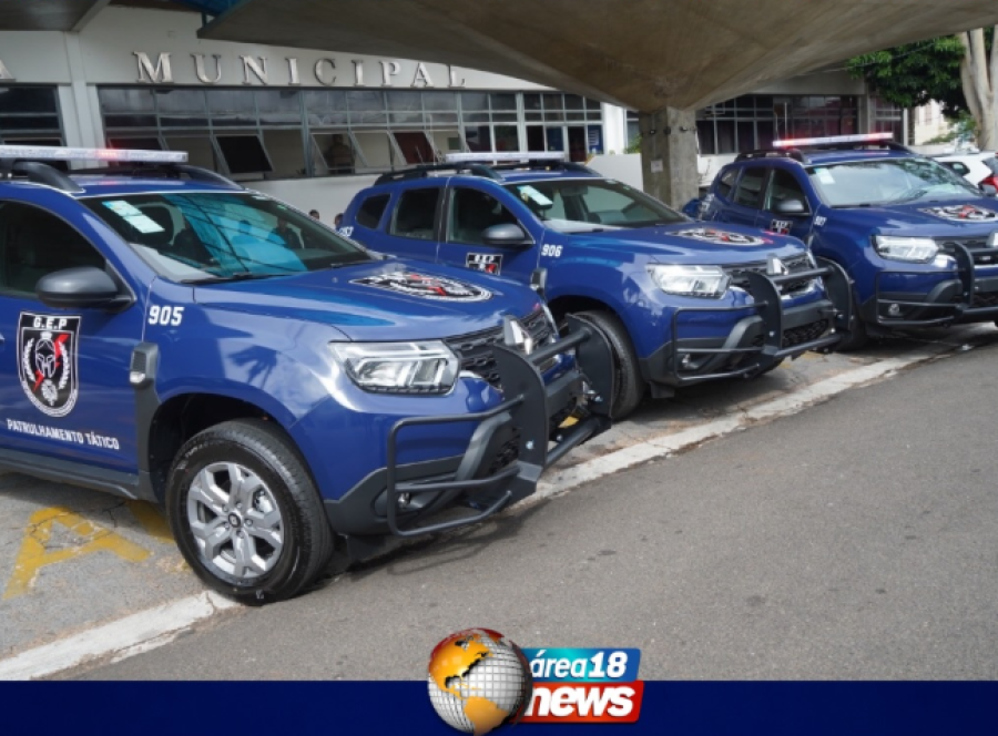 GUARDA MUNICIPAL DE ARAÇATUBA RECEBE NOVAS VIATURAS PARA GRUPAMENTO TÁTICO