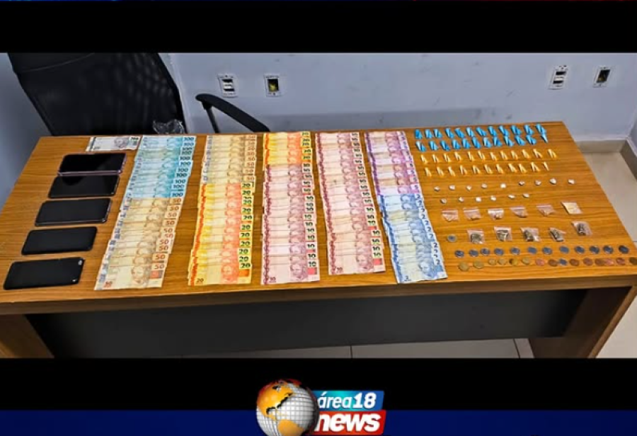 CASA DO TRÁFICO É DESMANTELADA E TRÊS ACABAM PRESOS EM ARAÇATUBA