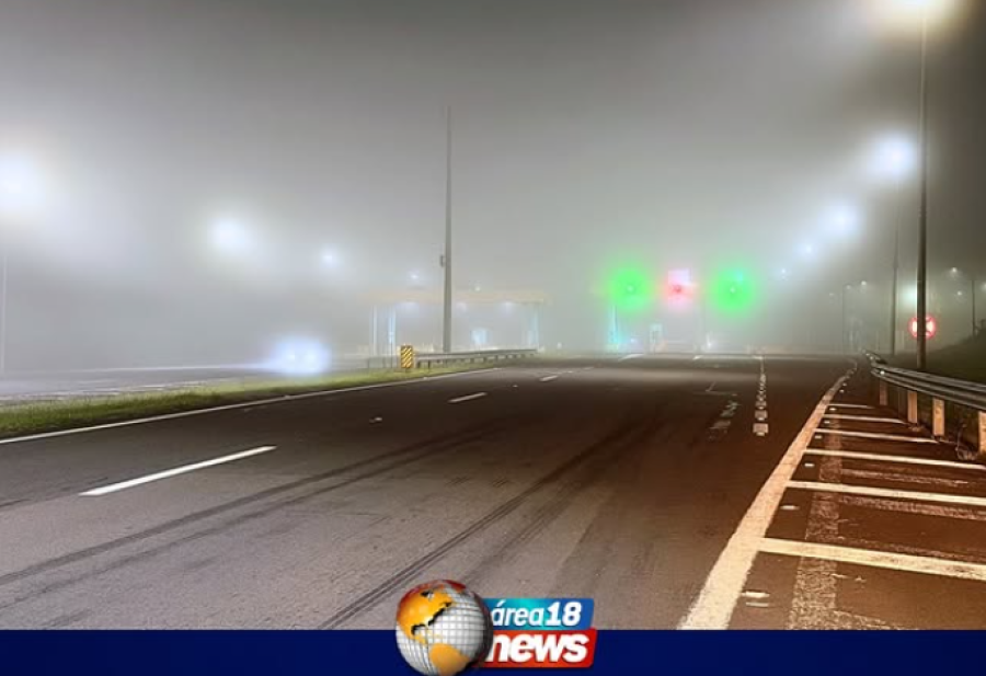 NEBLINA INTENSA REDUZ VISIBILIDADE NA MARECHAL RONDON ENTRE MIRANDÓPOLIS E VALPARAÍSO