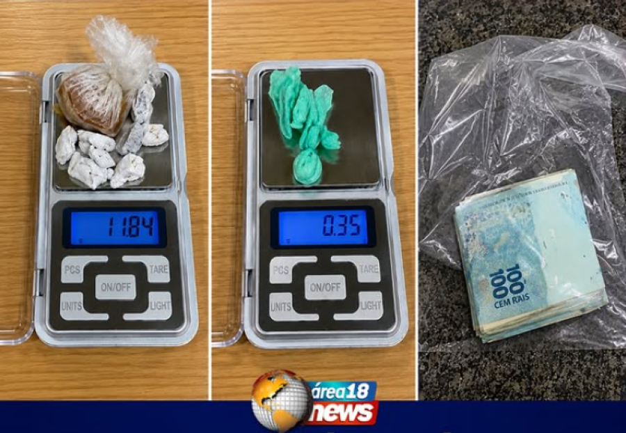 SUSPEITO DE TRÁFICO É DETIDO PELA FORÇA TÁTICA EM ANDRADINA