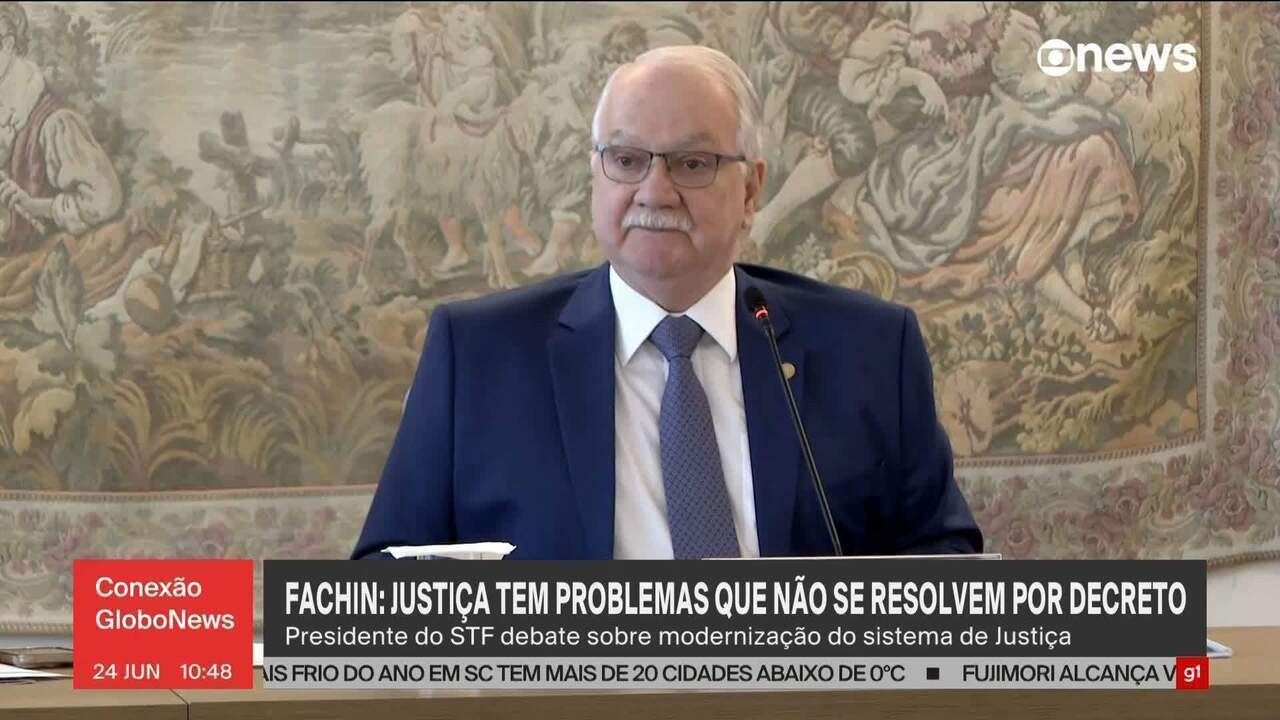 Fachin defende mudanças no Judiciário e afirma que desafios não se resolvem 'por decreto'