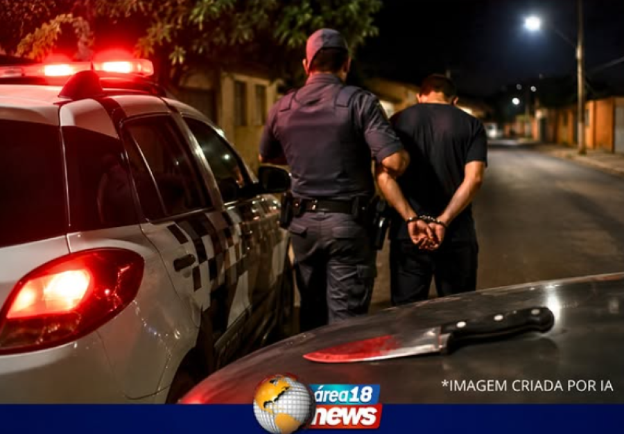 POLÍCIA MILITAR PRENDE SUSPEITO DE TENTATIVA DE HOMICÍDIO EM NOVA LUZITÂNIA