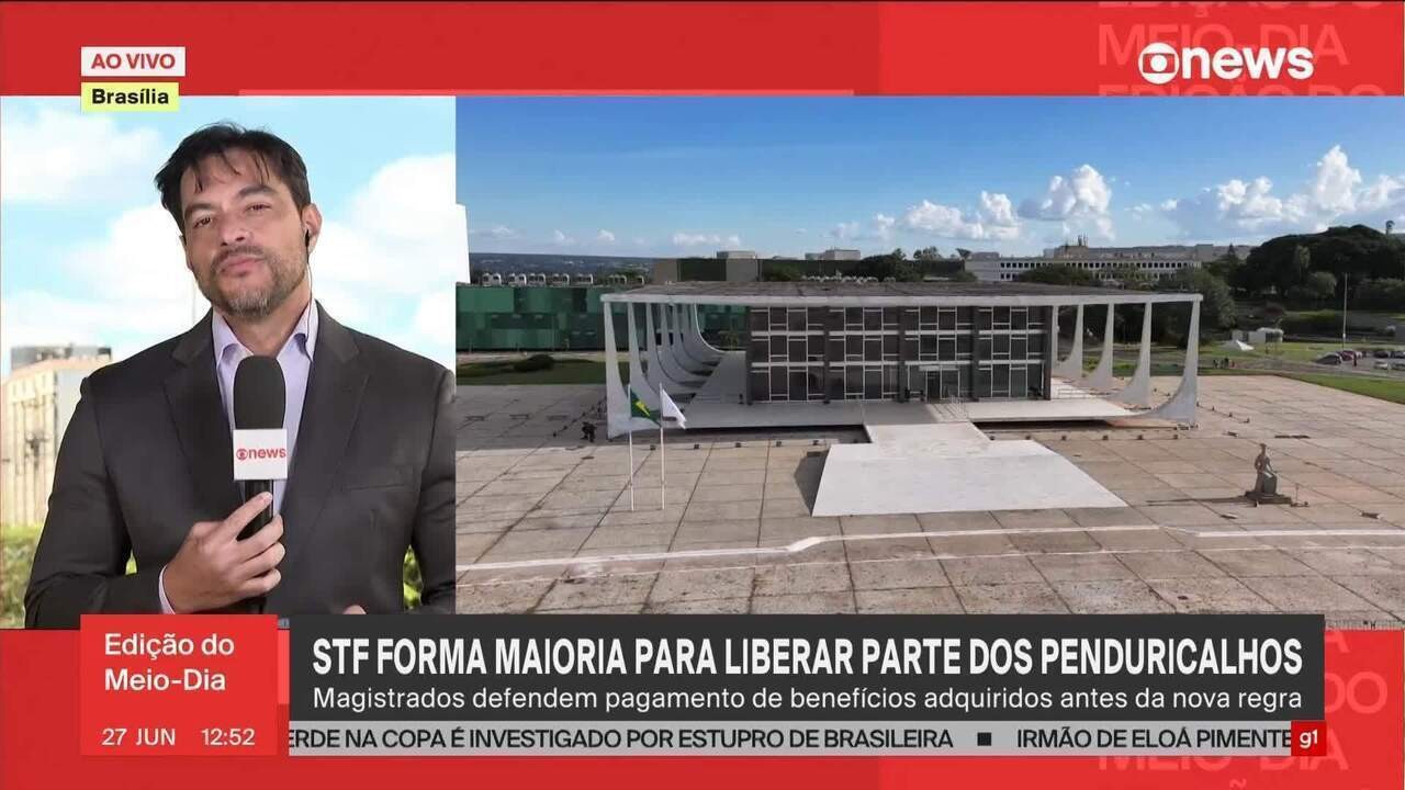 STF tem maioria para liberar pagamento de parte dos penduricalhos para juízes e MP