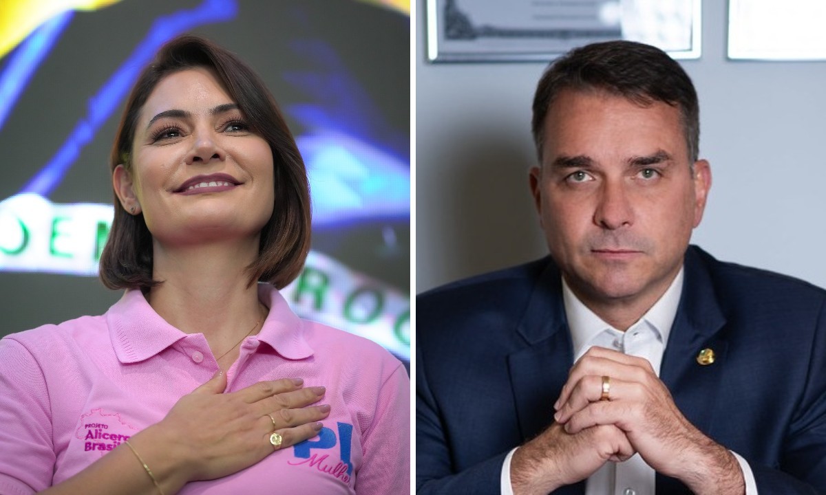 Sobre crise com Michelle, Flávio Bolsonaro diz estar 'aberto a conversar' e espera 'o tempo que ela achar suficiente' para entrar na campanha