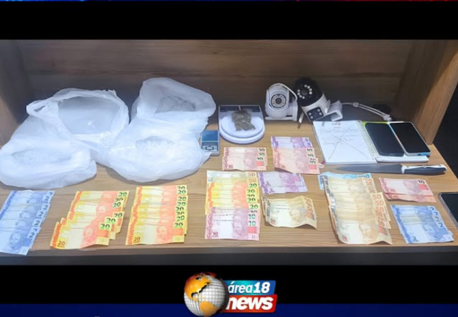 POLÍCIA MILITAR PRENDE DOIS HOMENS POR TRÁFICO DE DROGAS APÓS OCORRÊNCIA DE VIOLÊNCIA DOMÉSTICA EM ARAÇATUBA
