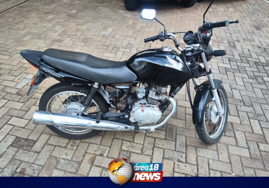 ROCAM PRENDE HOMEM POR FURTO DE MOTOCICLETA E RECUPERA VEÍCULO EM ARAÇATUBA