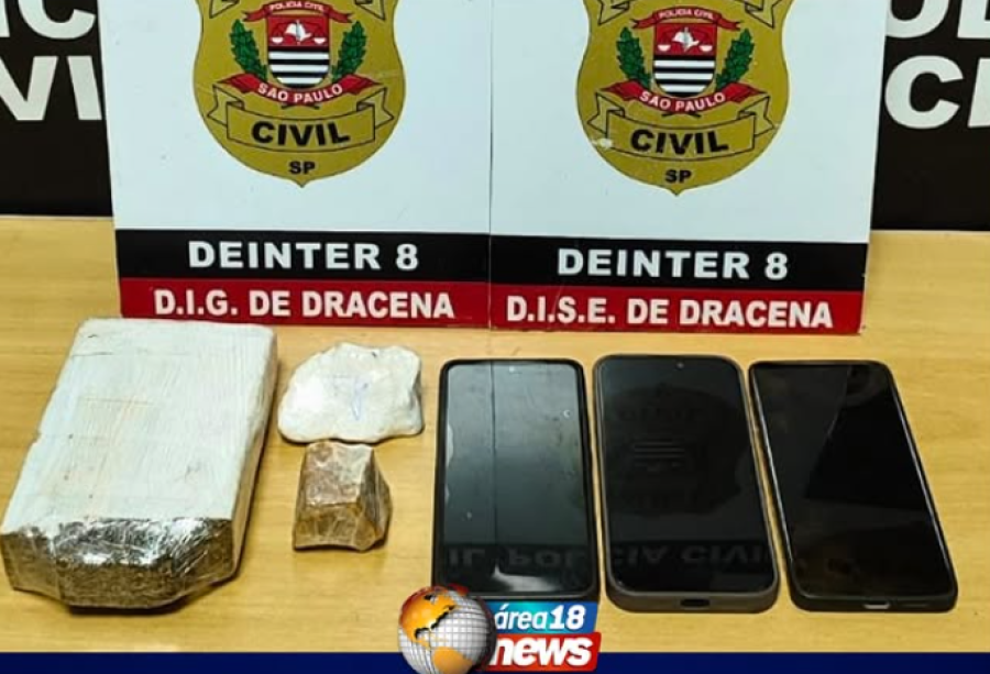  POLÍCIA CIVIL PRENDE DOIS SUSPEITOS POR TRÁFICO DE DROGAS DURANTE OPERAÇÃO EM PANORAMA